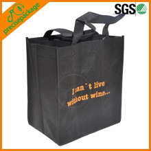 Eco friendly recycled bottle non woven wine bag